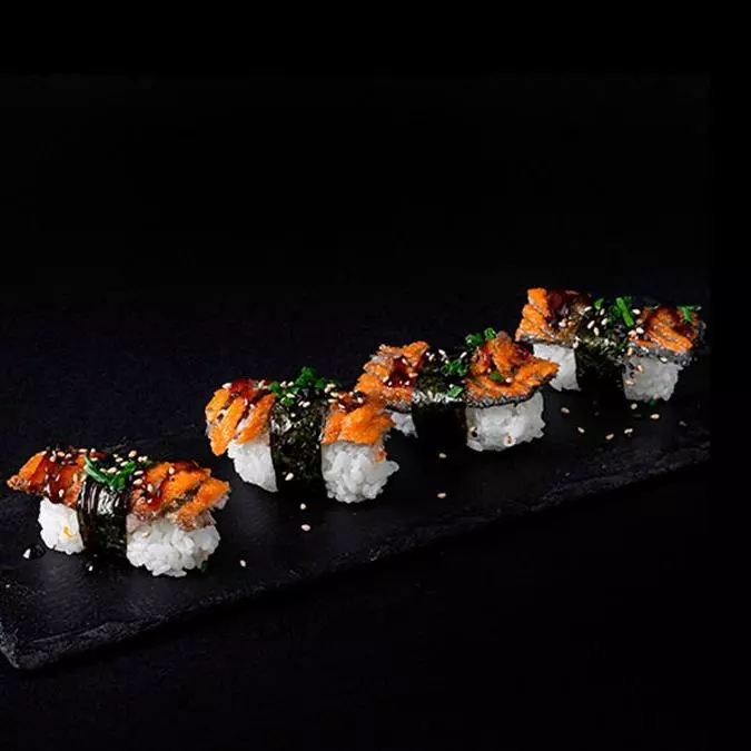 Niguiri Salmão Skin