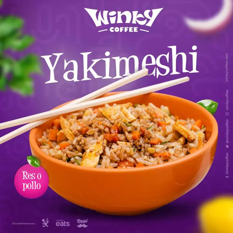 Yakimeshi de pollo