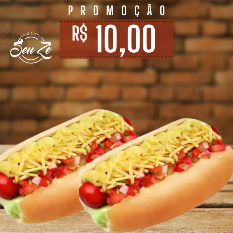 PROMOÇÃO 2 CACHORRO QUENTES