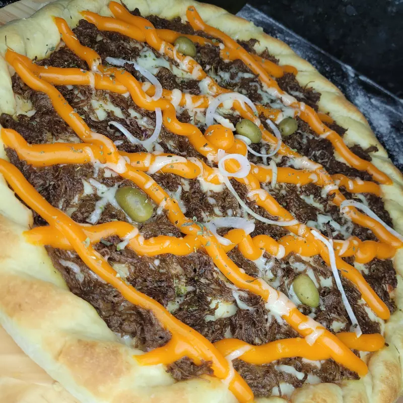 Carne do sol c/cheddar
