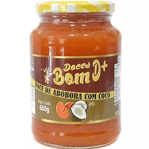 Doce de abóbora com coco (Bom D+)