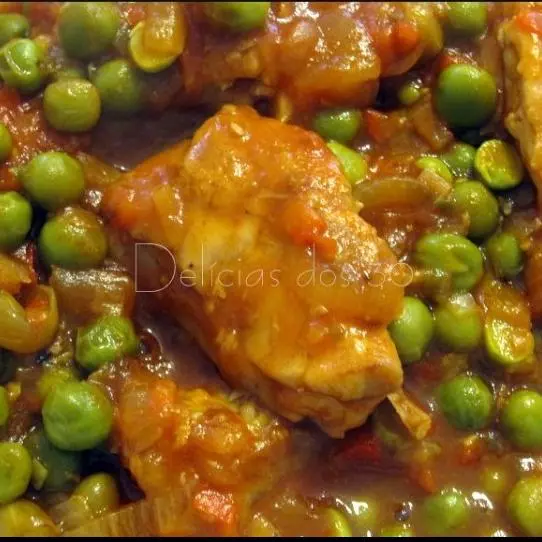 Frango Cozido com Ervilhas.(copy)