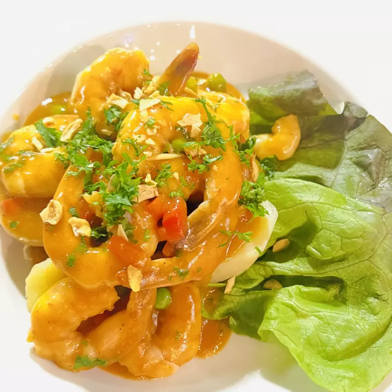 Camarones al pil pil