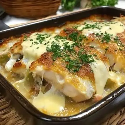 Filé de peixe ao molho de espinafre