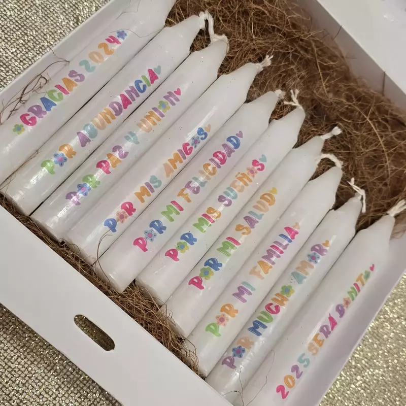 Velas karolg pqte x10 navidad