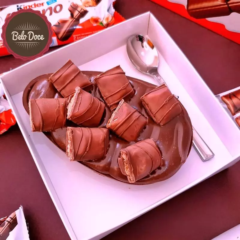 Ovo de colher Kinder Preto170g