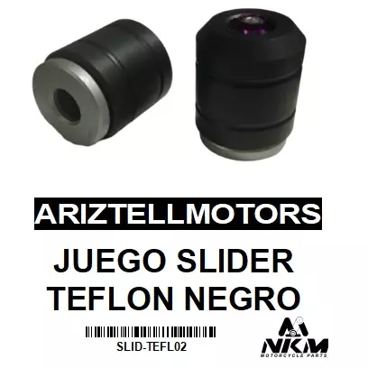 JUEGO SLIDER TEFLON NEGRO