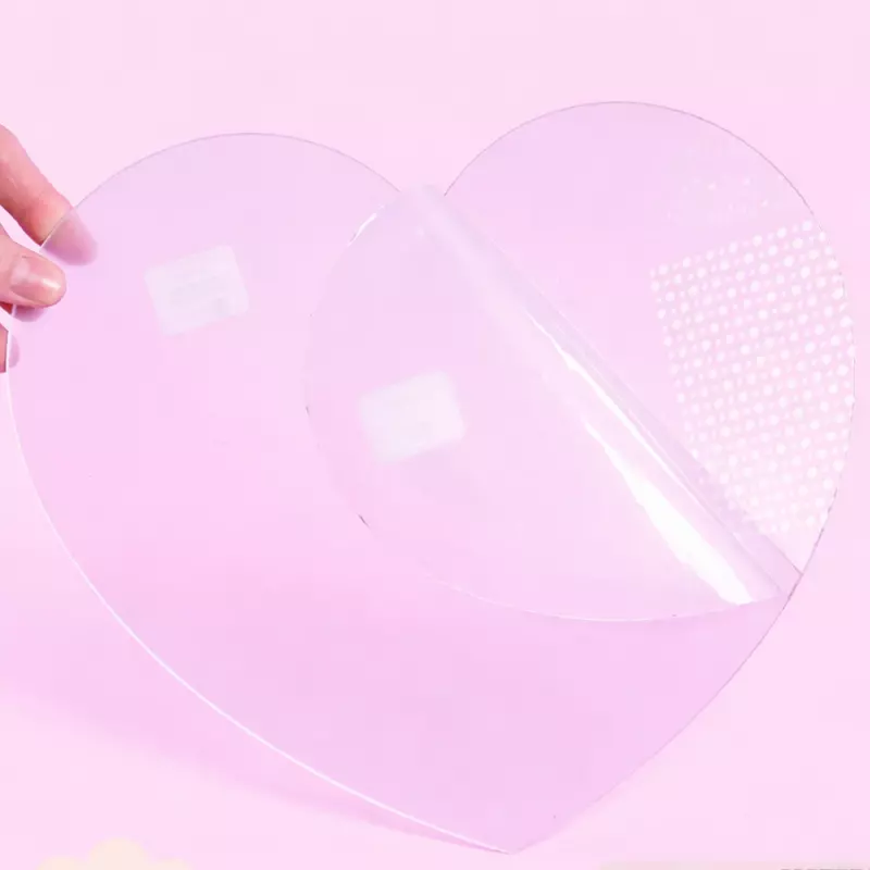 Espaldar acrilico corazon