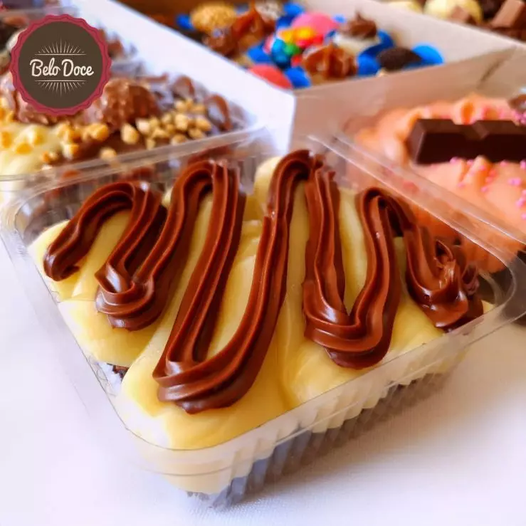 Brownie Ninho com Nutella