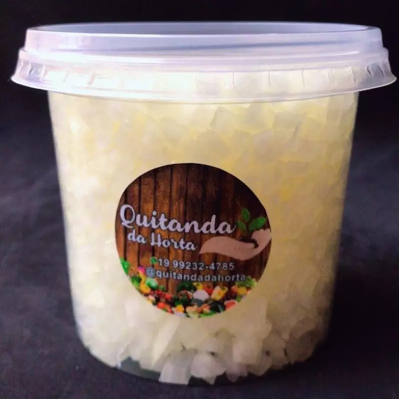 Cebola cubos