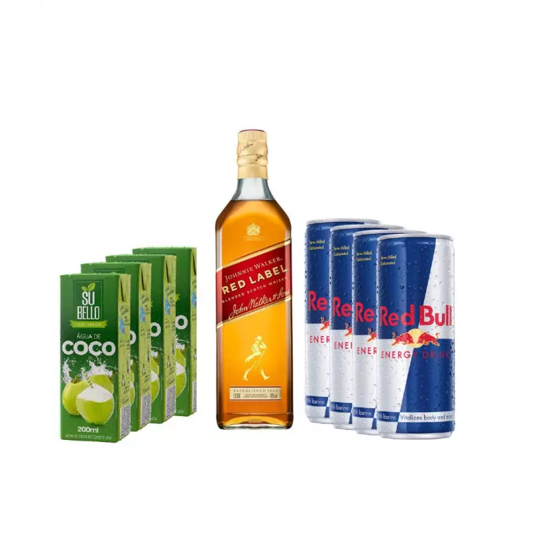 Combo Red Label 1l + red bull