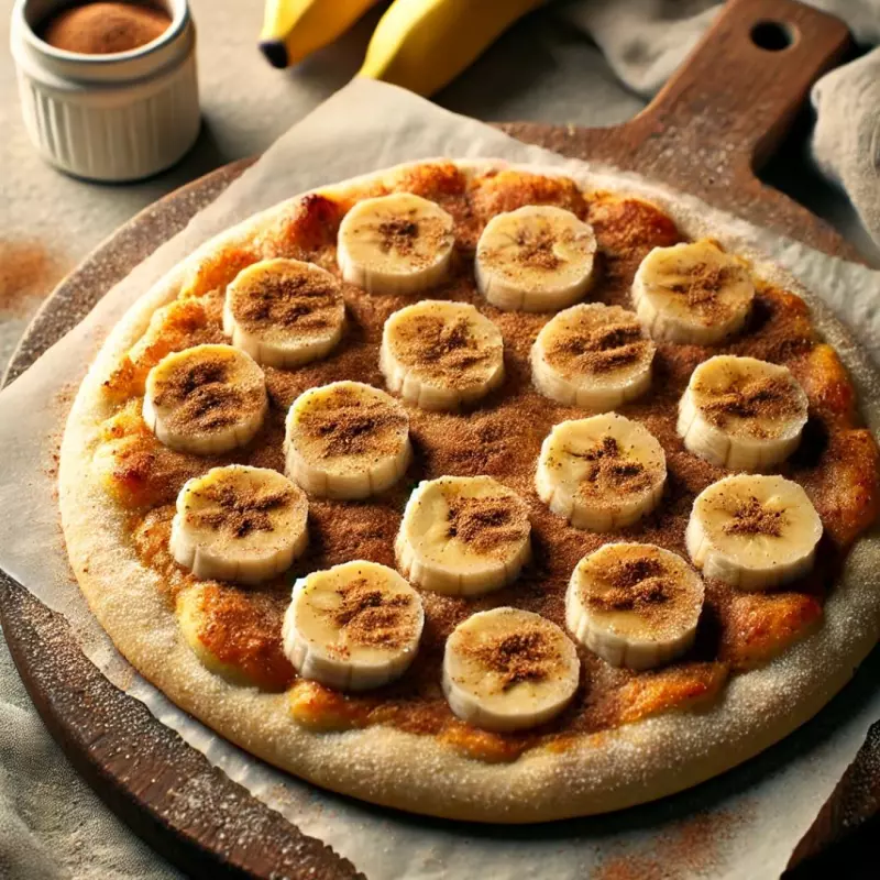 PIZZA BANANA AÇÚCAR E CANELA