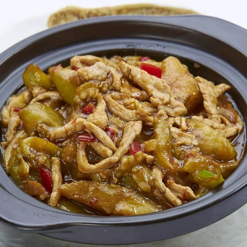 Fondue de Berenjenas con Pollo