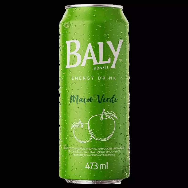Energético Baly maça verde 473ml