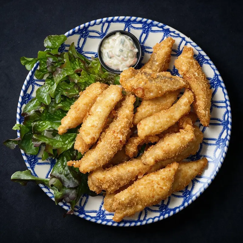 Tilápia empanada