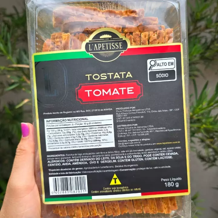 TOSTATA DE TOMATE 180G