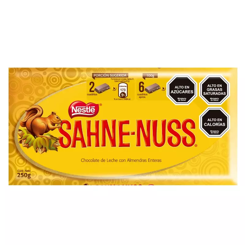 Chocolate Sahne Nuss 250 Grs