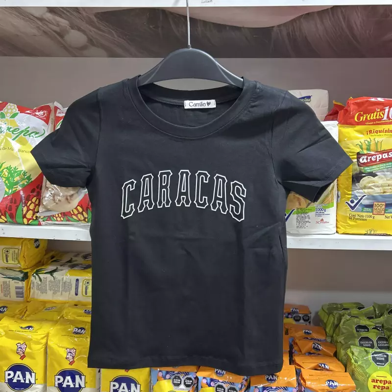 Top Caracas negro