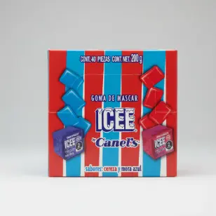 Icee goma de mascar x40 piezas x