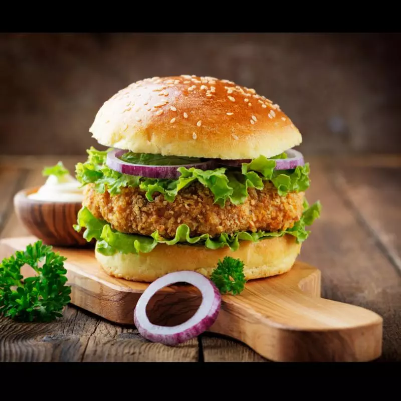 Hamburguesa de pollo