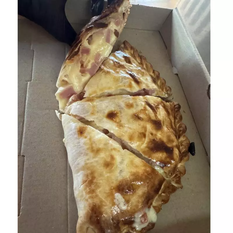 Media tarta de jamon y queso