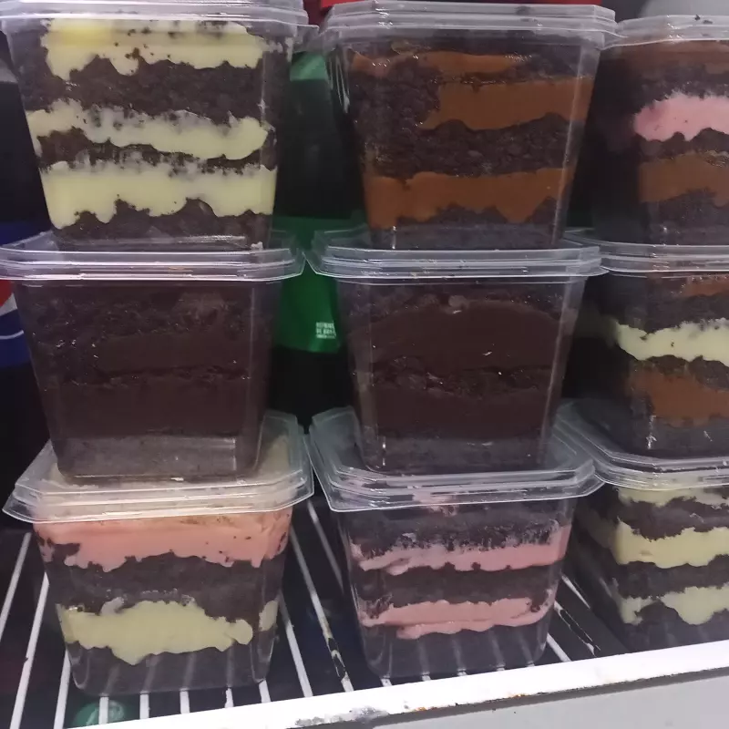 Bolo de pote de morango