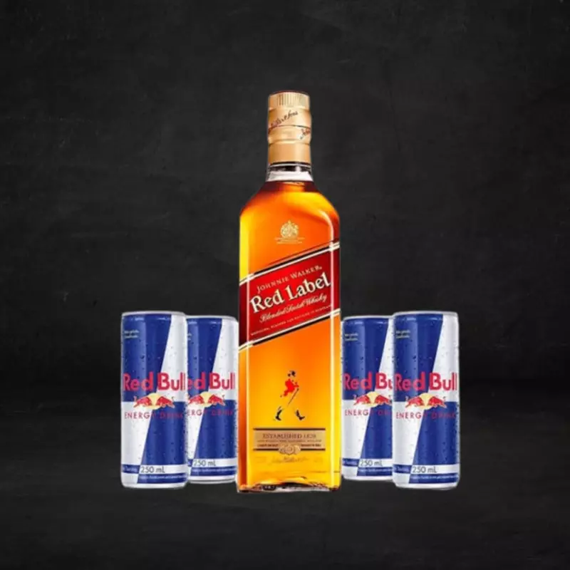 Combo: Whisky Red Label 1L