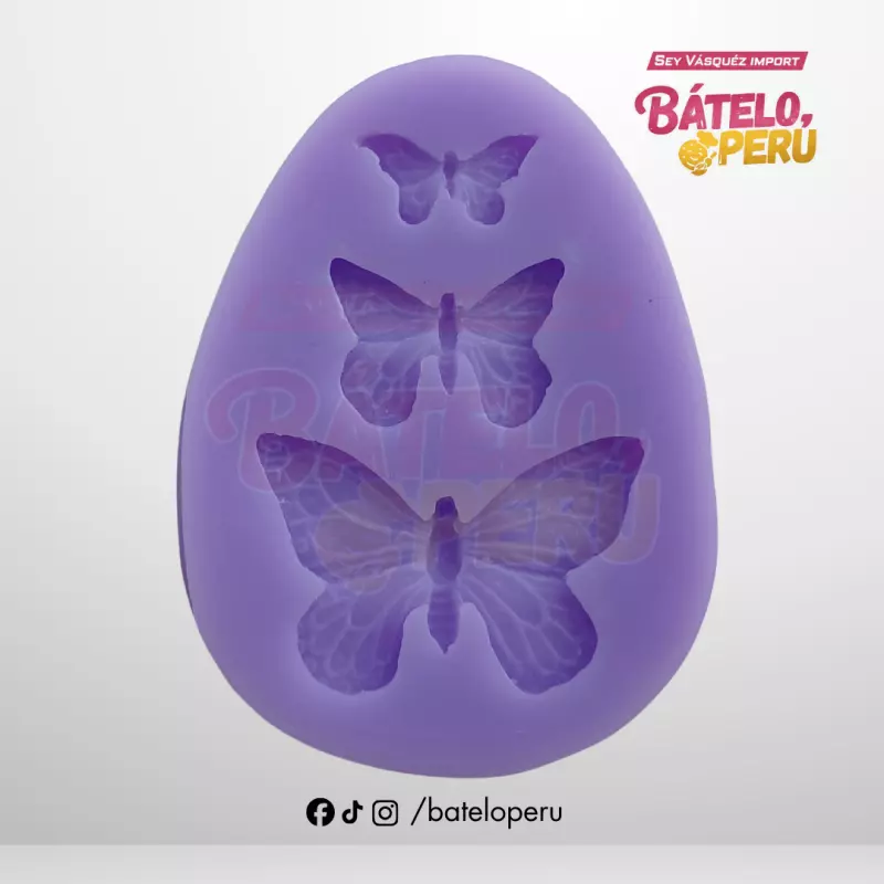 SILIC. MARIPOSAS X3 TOPPPING
