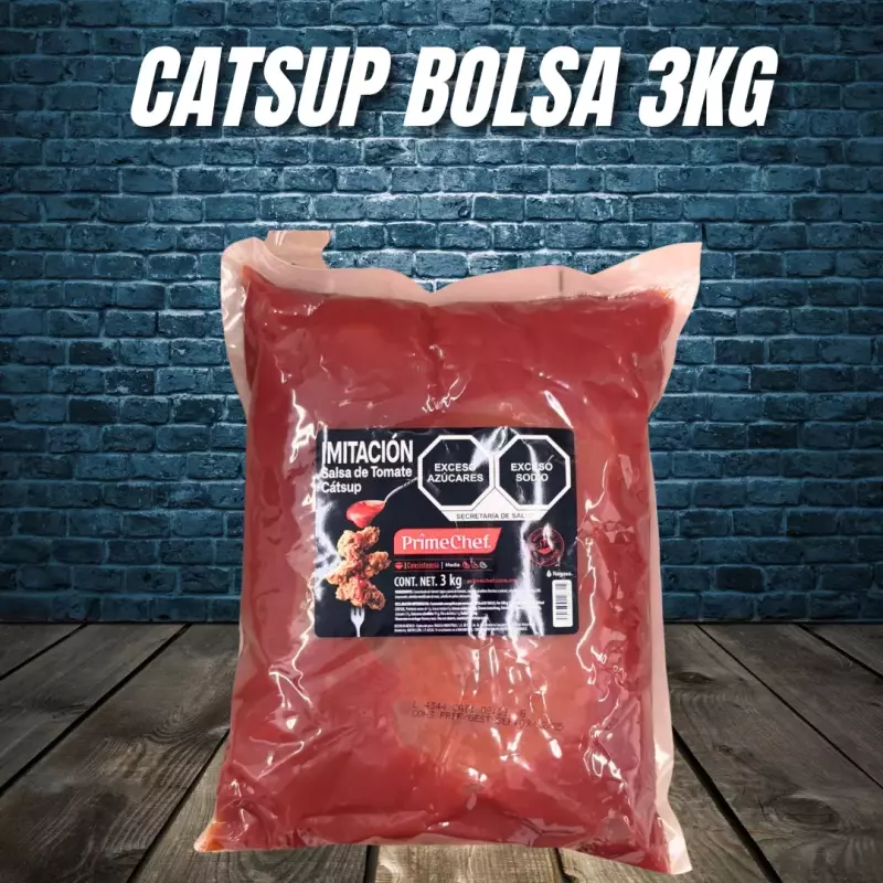 BOLSA CATSUP PRIME CHEF 3KG