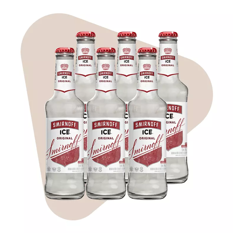 Fardo Smirnoff ice - 6 Long