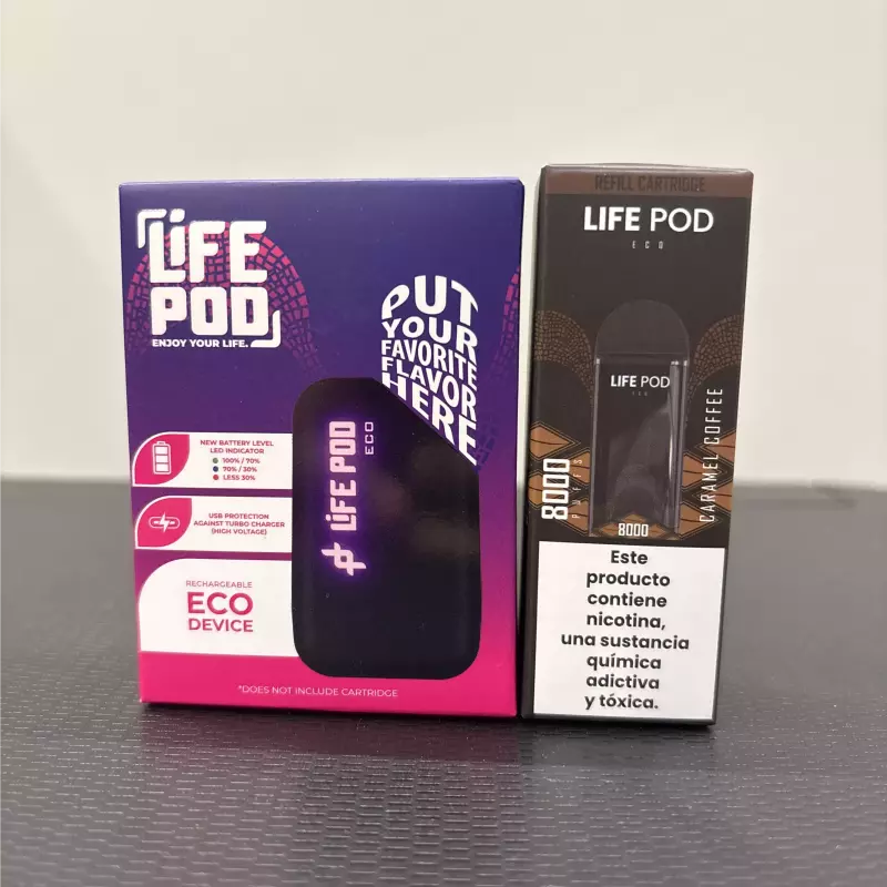 KIT LIFE POD ECO 1 CAFÉ/CARAMELO