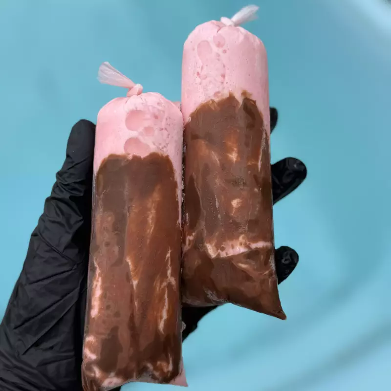 Geladinho de Morango com Nutella