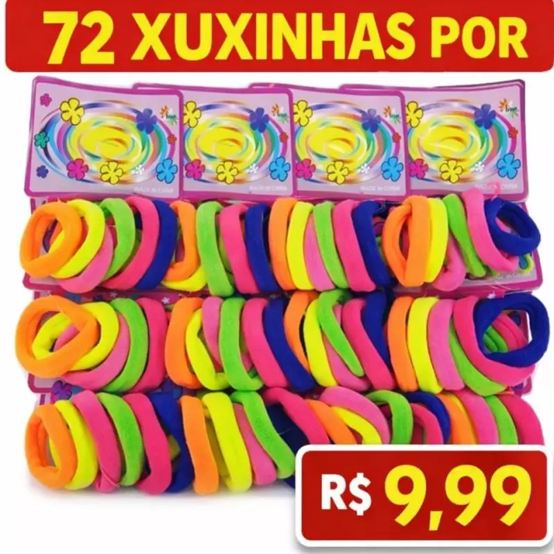 KIT XUXINHA COLORIDA 72 UNIDADE