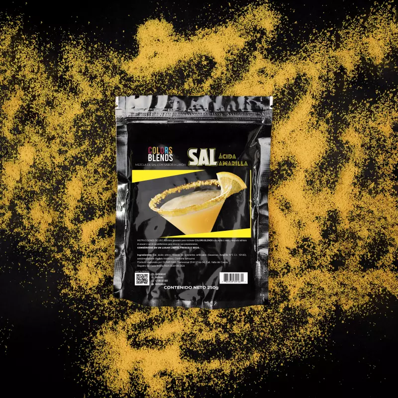Sal acida color amarillo 250g