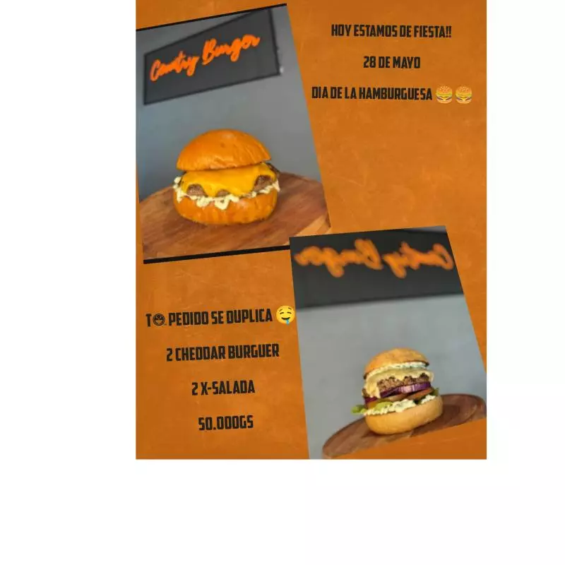 ESPECIAL DÍA DEL BURGER CHEDDAR
