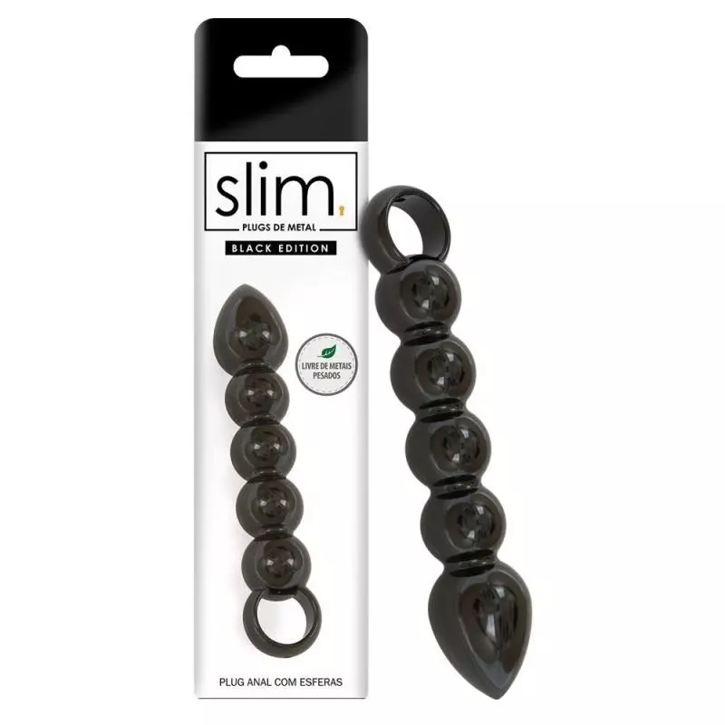 PLUG DE METAL SLIM 5 ESFERAS