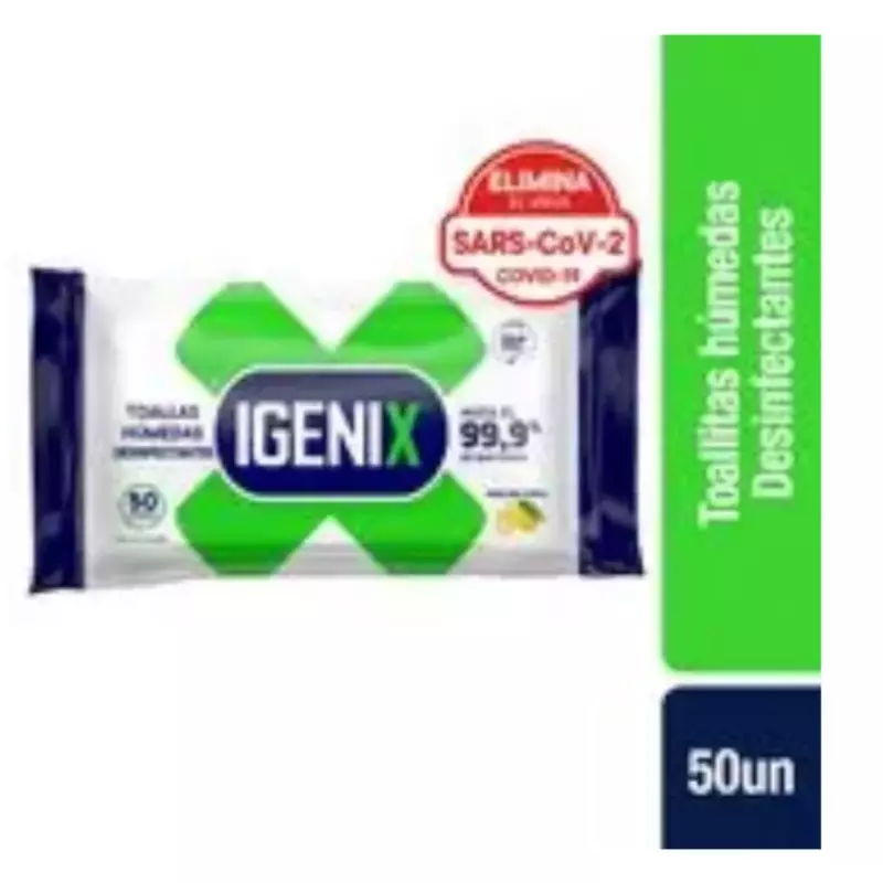 Toallas desinfectantes igenix 50un