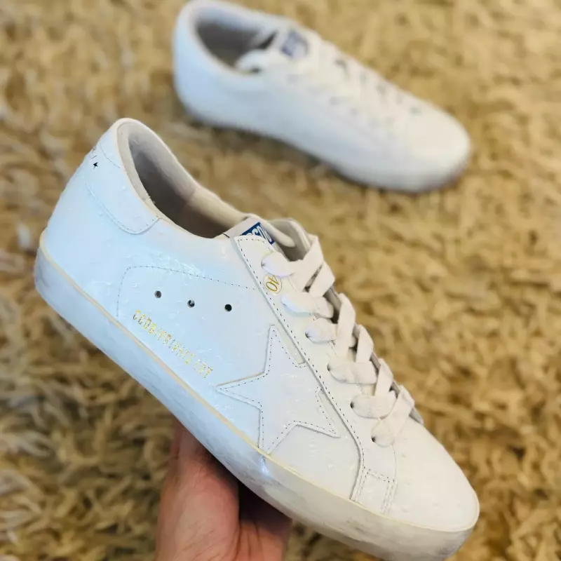 TENIS GOLDEN GOOSE ALL WHITE