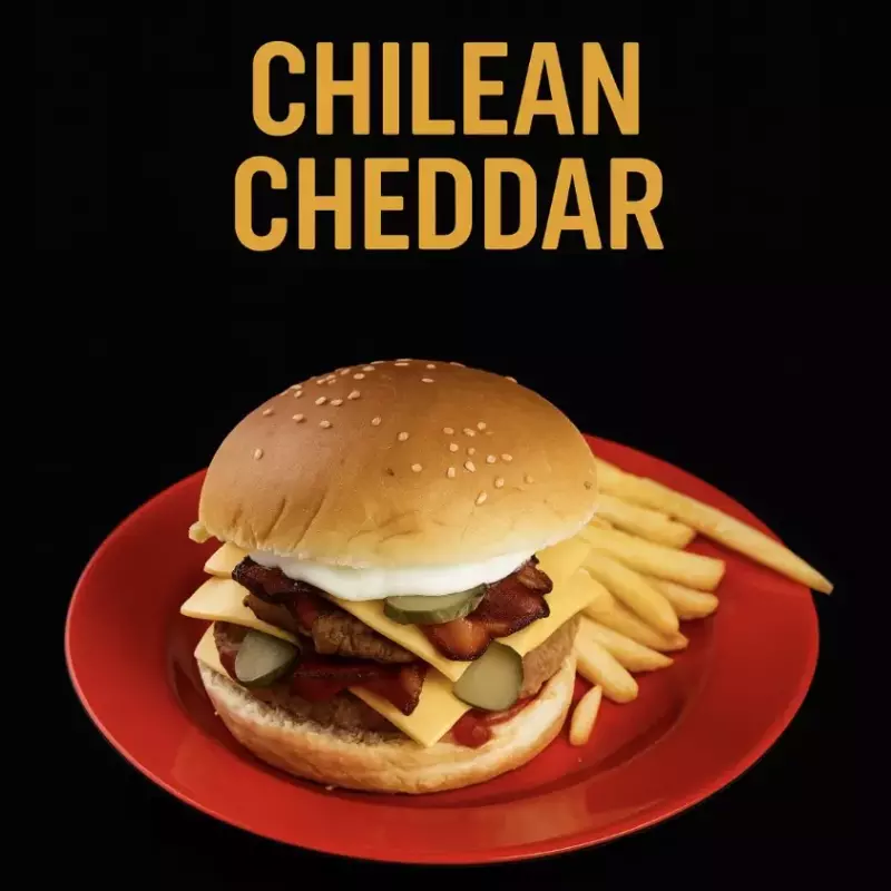 hambur chilean cheddar
