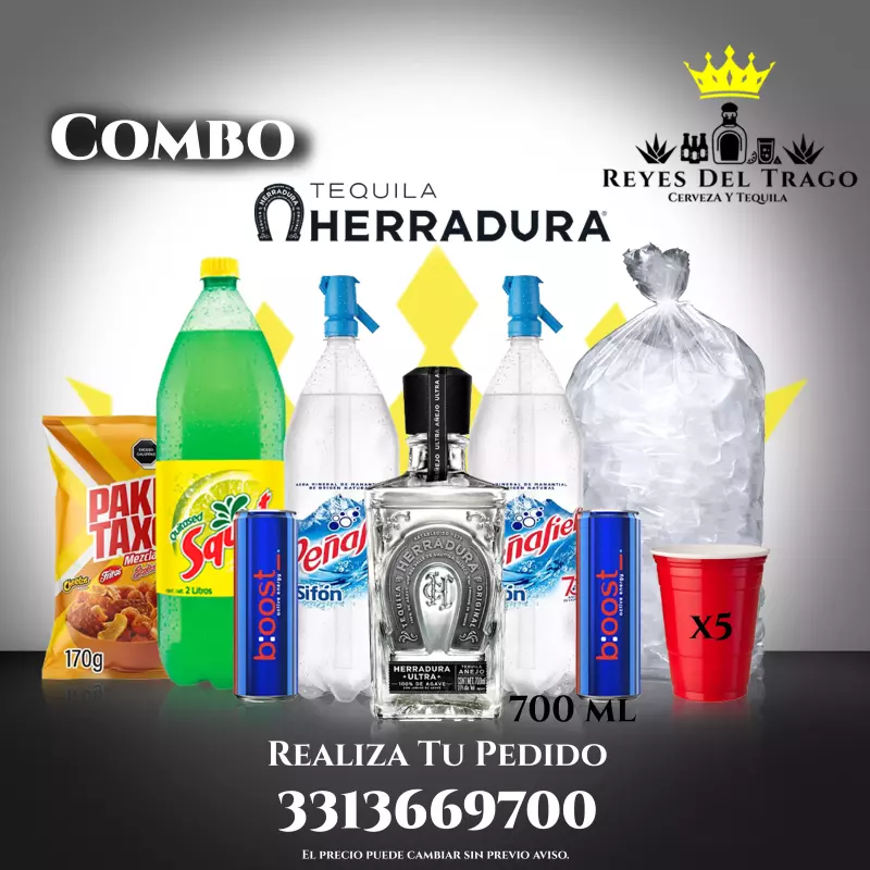 COMBO HERRADURA ULTRA 700 ML
