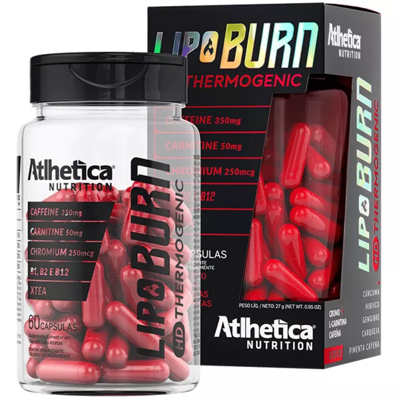 Lipo Burn 60 cápsulas Atlhetica