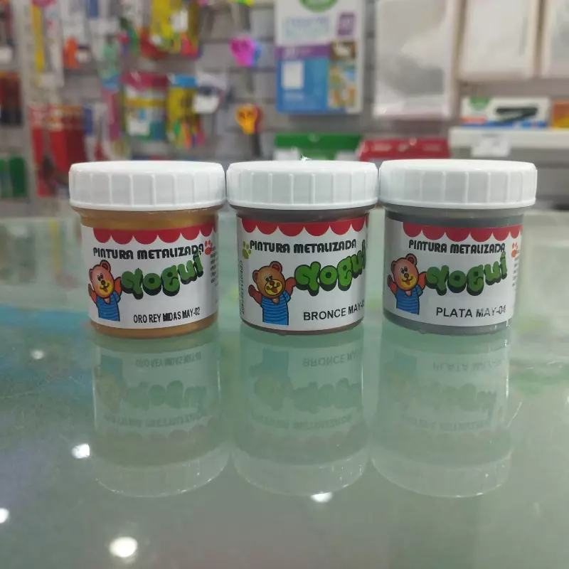 Pintura metalizada yogui