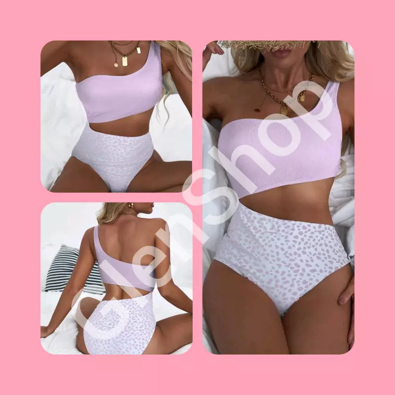 Bañador de un hombro con abertura