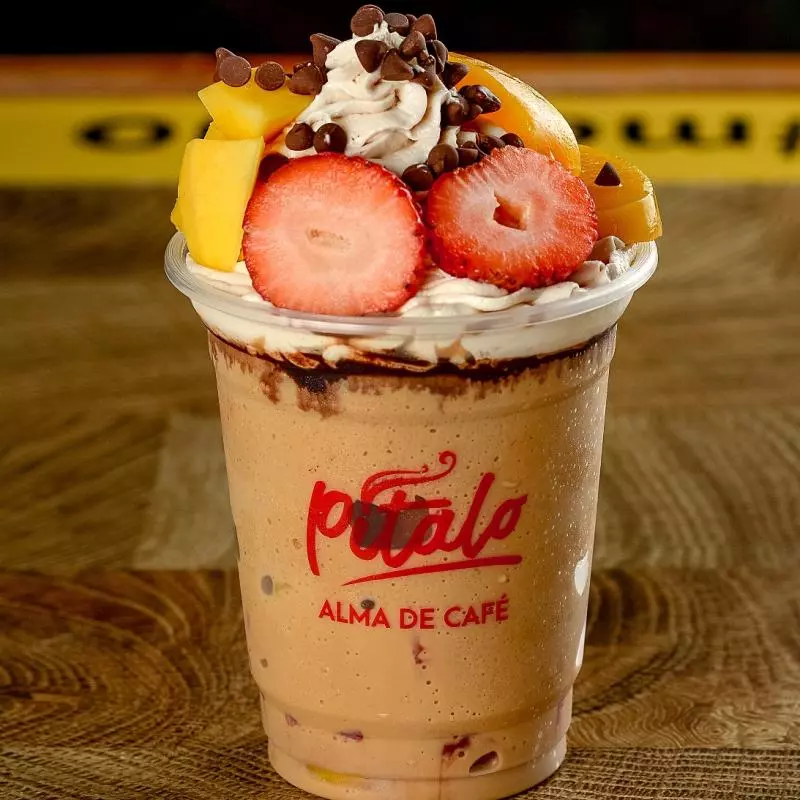 Granizado de Café Con Fruta
