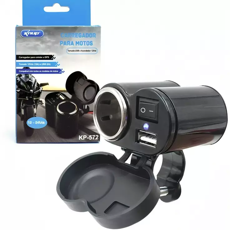 CARREGADOR P/MOTOS KNUP KP-572