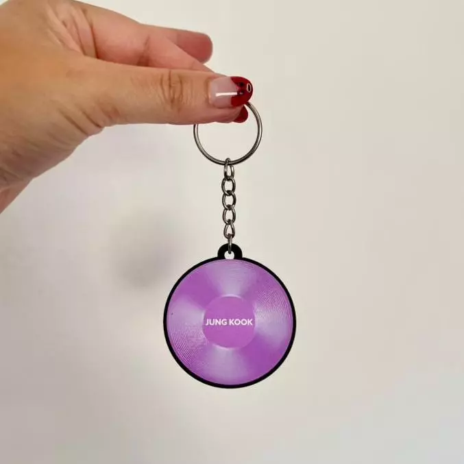 Jungkook Vinyl Llavero