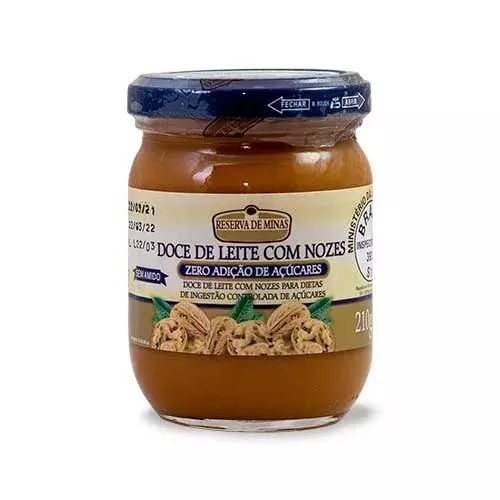 Doce Leite Diet Reserva Minas Nozes
