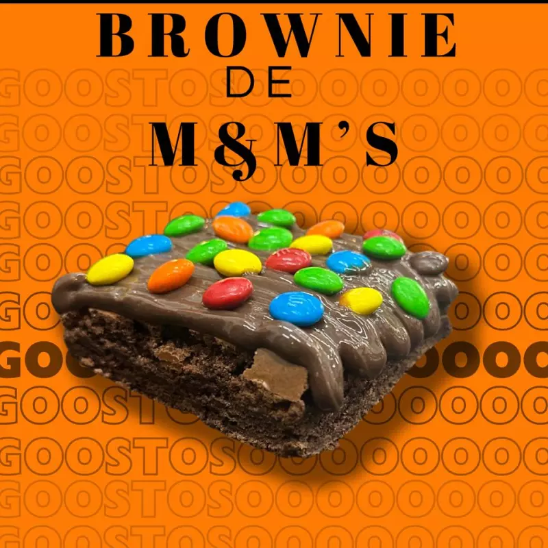 Brownie de M&M's