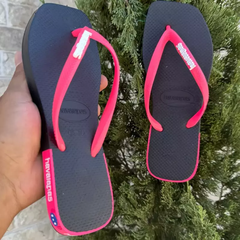 Fem tras. preta/rosa neon