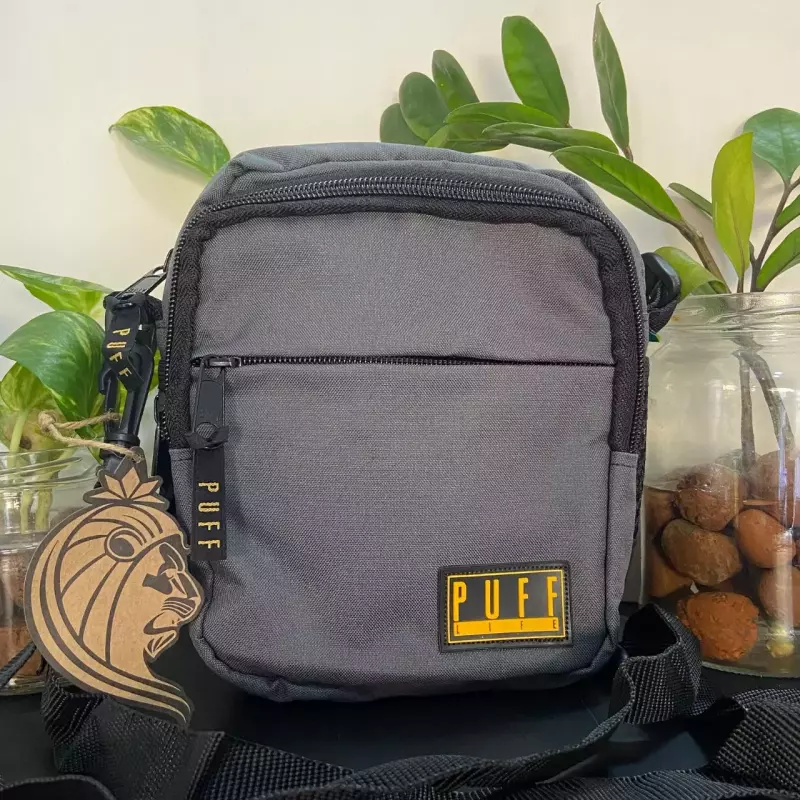 Shoulder Bag Puff Life Cinza